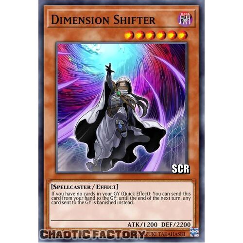 RA01-EN014 Dimension Shifter Secret Rare 1st Edition NM