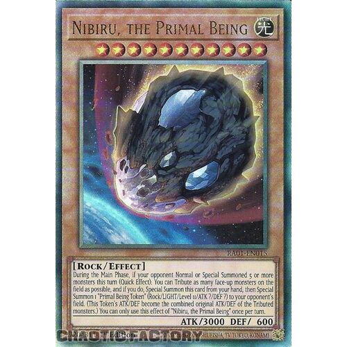 ULTIMATE Rare RA01-EN015 Nibiru, the Primal Being 1st Edition NM
