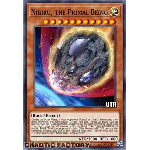 ULTIMATE Rare RA01-EN015 Nibiru, the Primal Being 1st Edition NM