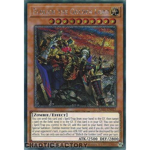 Platinum Secret Rare RA01-EN019 Eldlich the Golden Lord (alternate art) 1st Edition NM