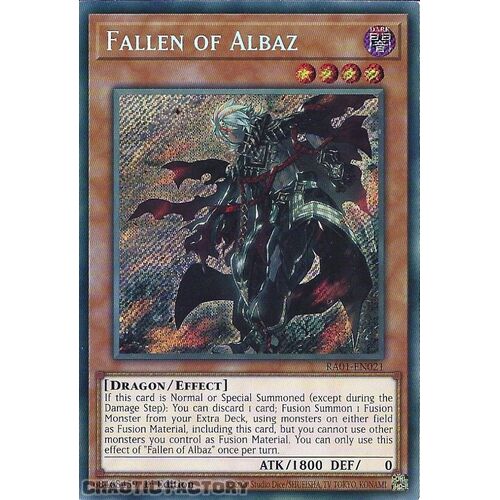 RA01-EN021 Fallen of Albaz Secret Rare 1st Edition NM