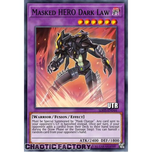 ULTIMATE Rare RA01-EN025 Masked HERO Dark Law 1st Edition NM