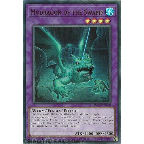RA01-EN028 Mudragon of the Swamp ULTRA Rare 1st Edition NM