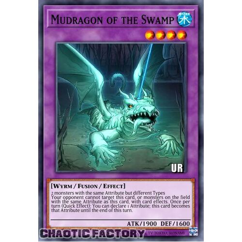 RA01-EN028 Mudragon of the Swamp ULTRA Rare 1st Edition NM