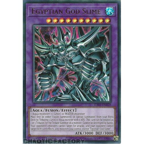 RA01-EN029 Egyptian God Slime ULTRA Rare 1st Edition NM