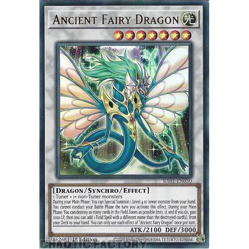 RA01-EN030 Ancient Fairy Dragon ULTRA Rare 1st Edition NM