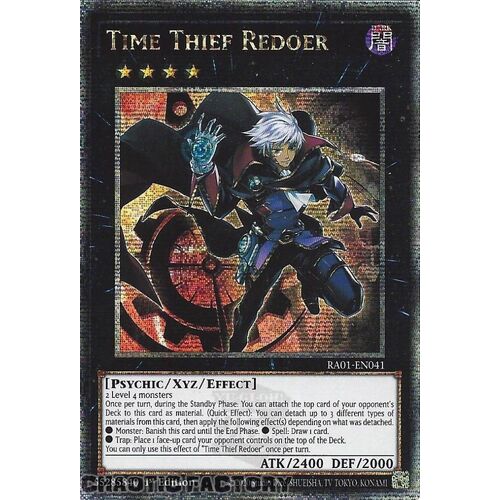 Quarter Century Secret Rare RA01-EN041 Time Thief Redoer 1st Edition NM