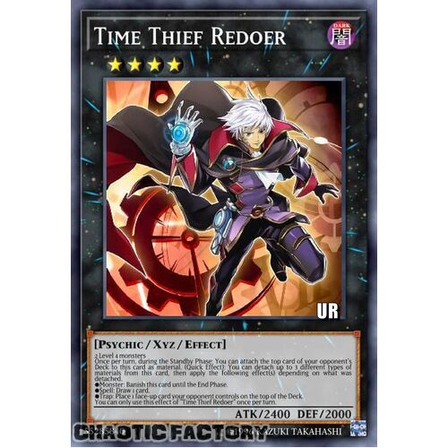 RA01-EN041 Time Thief Redoer ULTRA Rare 1st Edition NM