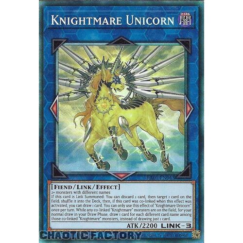 COLLECTORS Rare RA01-EN043 Knightmare Unicorn 1st Edition NM