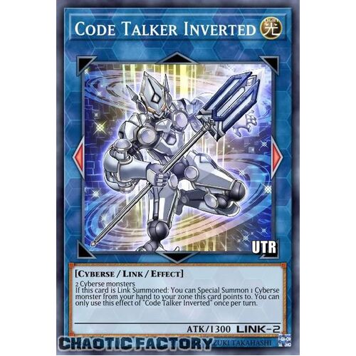 ULTIMATE Rare RA01-EN045 Code Talker Inverted 1st Edition NM
