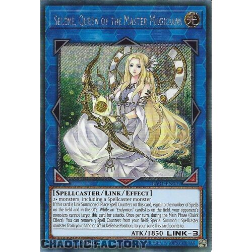 Platinum Secret Rare RA01-EN047 Selene, Queen of the Master Magicians 1st Edition NM