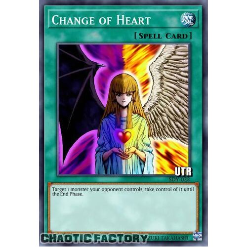 ULTIMATE Rare RA01-EN050 Change of Heart 1st Edition NM