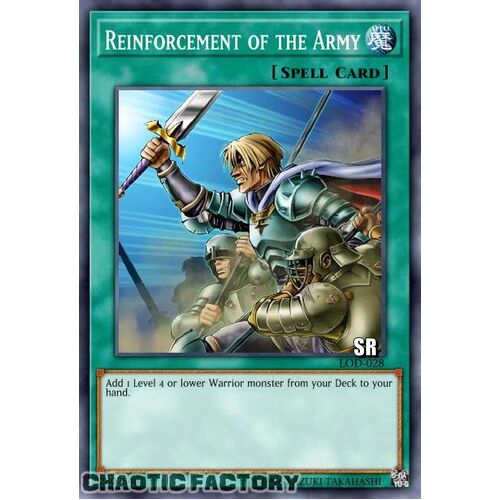 RA01-EN051 Reinforcement of the Army Super Rare 1st Edition NM