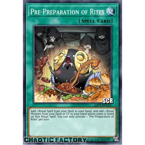 RA01-EN055 Pre-Preparation of Rites Secret Rare 1st Edition NM