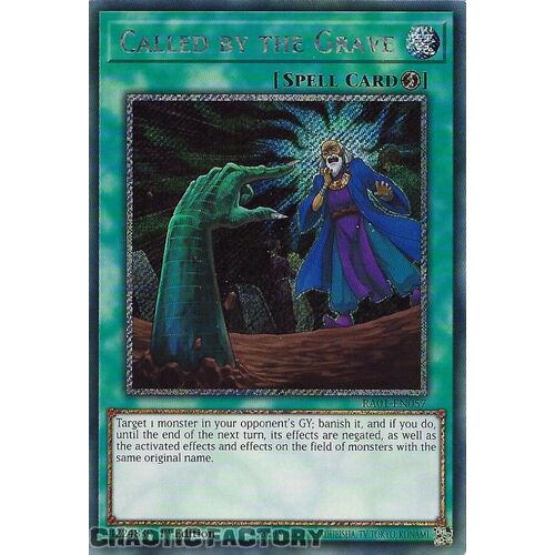 Platinum Secret Rare RA01-EN057 Called by the Grave 1st Edition NM