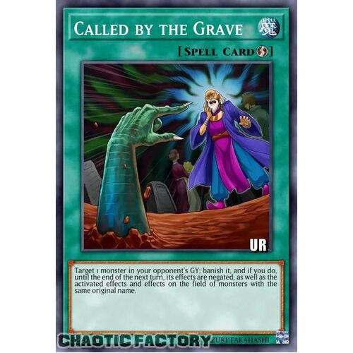 RA01-EN057 Called by the Grave ULTRA Rare 1st Edition NM