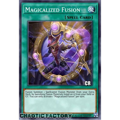 COLLECTORS Rare RA01-EN058 Magicalized Fusion 1st Edition NM