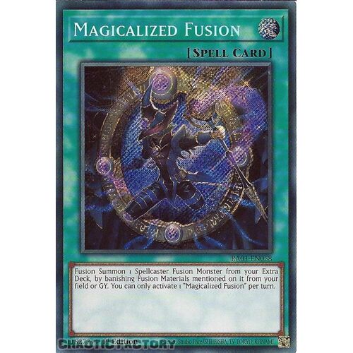 RA01-EN058 Magicalized Fusion Secret Rare 1st Edition NM
