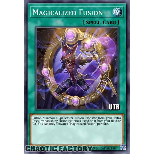 ULTIMATE Rare RA01-EN058 Magicalized Fusion 1st Edition NM