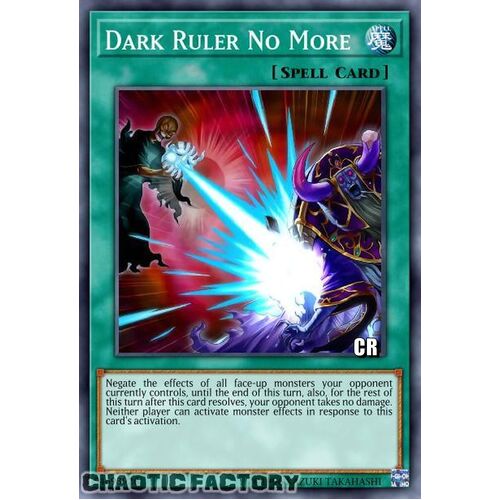 COLLECTORS Rare RA01-EN060 Dark Ruler No More 1st Edition NM