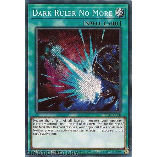 RA01-EN060 Dark Ruler No More Secret Rare 1st Edition NM