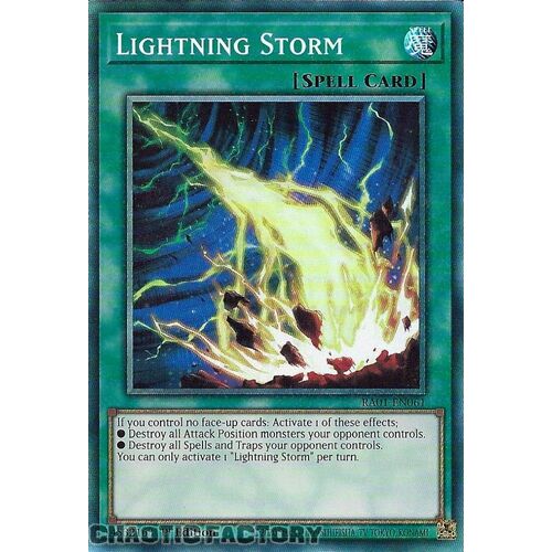 COLLECTORS Rare RA01-EN061 Lightning Storm 1st Edition NM