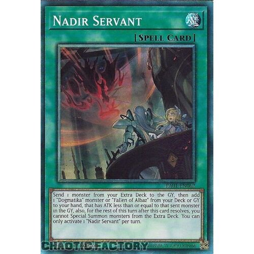 COLLECTOR'S Rare RA01-EN062 Nadir Servant 1st Edition NM