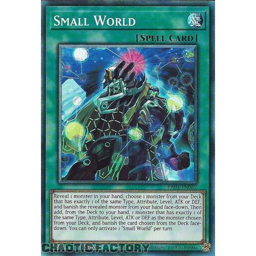 COLLECTOR'S Rare RA01-EN067 Small World 1st Edition NM