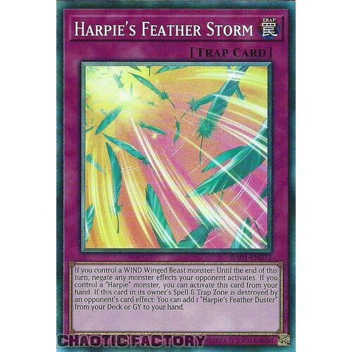 COLLECTOR'S Rare RA01-EN073 Harpie's Feather Storm 1st Edition NM