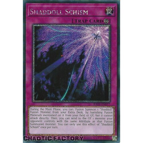 Platinum Secret Rare RA01-EN077 Shaddoll Schism 1st Edition NM