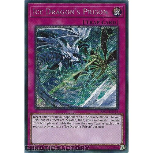 Platinum Secret Rare RA01-EN078 Ice Dragon's Prison 1st Edition NM