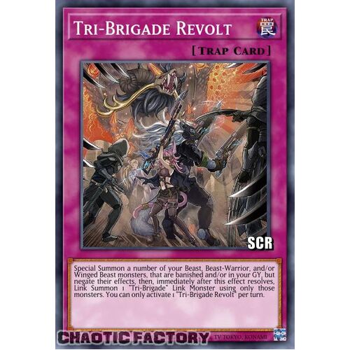 RA01-EN079 Tri-Brigade Revolt Secret Rare 1st Edition NM