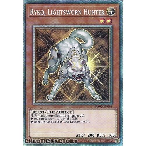 Collector's Rare RA02-EN003 Ryko, Lightsworn Hunter 1st Edition NM