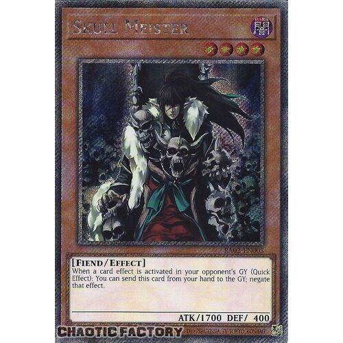 Platinum Secret Rare RA02-EN005 Skull Meister 1st Edition NM