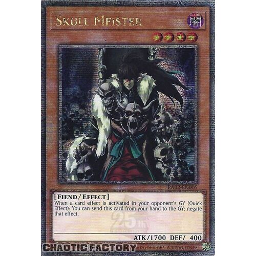 Quarter Century Secret Rare RA02-EN005 Skull Meister 1st Edition NM