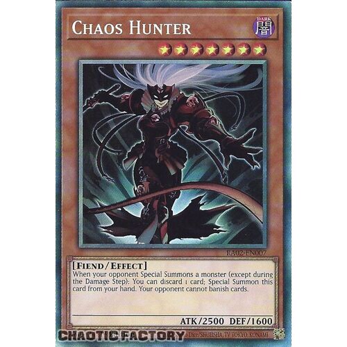 Collector's Rare RA02-EN007 Chaos Hunter 1st Edition NM