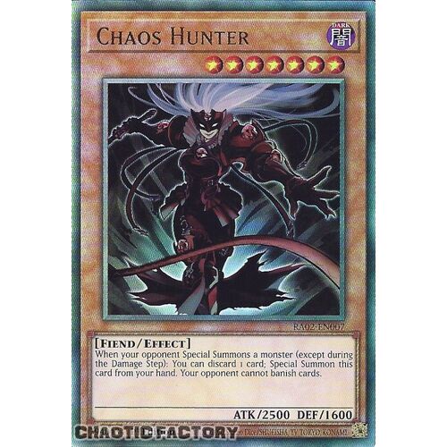 Ultimate Rare RA02-EN007 Chaos Hunter 1st Edition NM