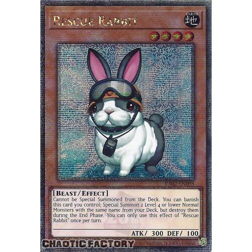 Quarter Century Secret Rare RA02-EN008 Rescue Rabbit 1st Edition NM