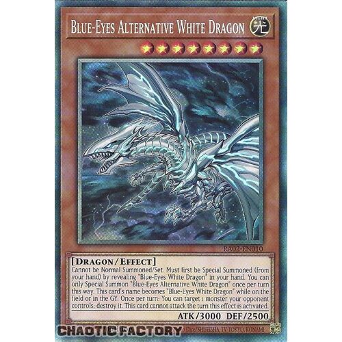Collector's Rare RA02-EN010 Blue-Eyes Alternative White Dragon 1st Edition NM