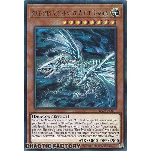 RA02-EN010 Blue-Eyes Alternative White Dragon Ultra Rare 1st Edition NM
