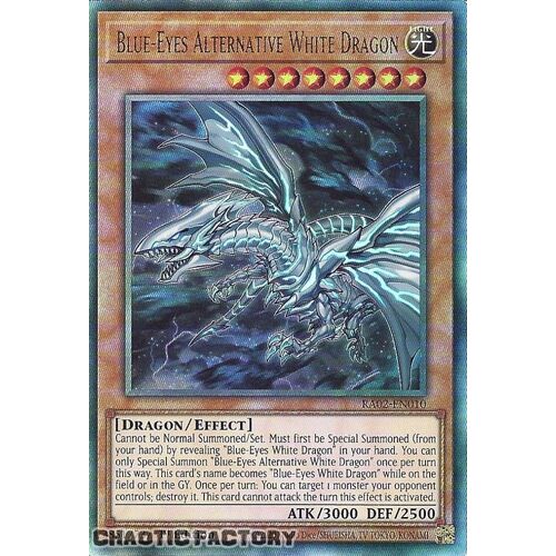 Ultimate Rare RA02-EN010 Blue-Eyes Alternative White Dragon 1st Edition NM