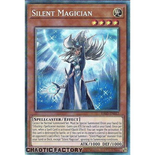 Collector's Rare RA02-EN012 Silent Magician 1st Edition NM