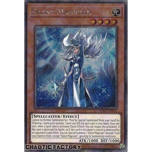 Platinum Secret Rare RA02-EN012 Silent Magician 1st Edition NM