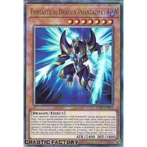 Ultimate Rare RA02-EN013 Fantastical Dragon Phantazmay (alternate art) 1st Edition NM