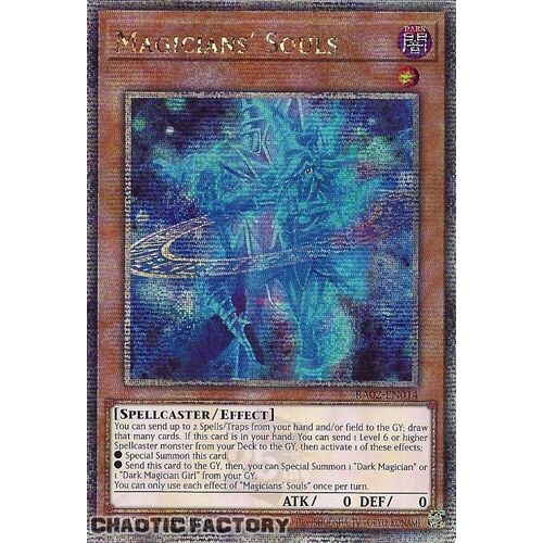 Quarter Century Secret Rare RA02-EN014 Magicians' Souls 1st Edition NM