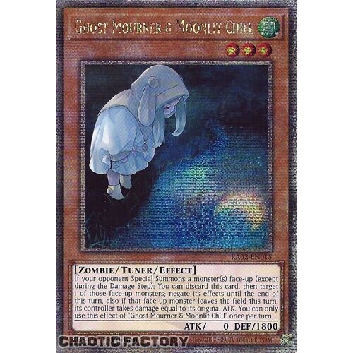 Quarter Century Secret Rare RA02-EN015 Ghost Mourner & Moonlit Chill (alternate art) 1st Edition NM