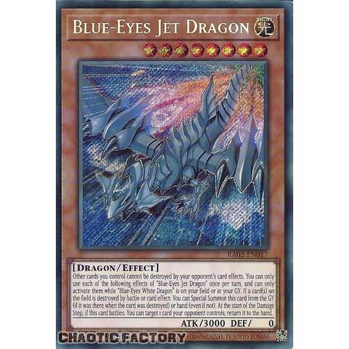 RA02-EN017 Blue-Eyes Jet Dragon Secret Rare 1st Edition NM