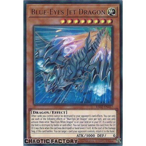 RA02-EN017 Blue-Eyes Jet Dragon Ultra Rare 1st Edition NM