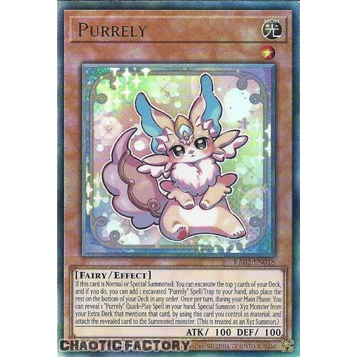 Ultimate Rare RA02-EN018 Purrely 1st Edition NM