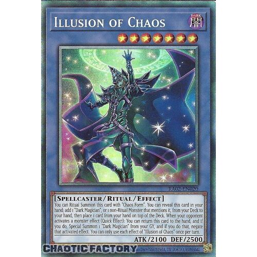 Collector's Rare RA02-EN020 Illusion of Chaos 1st Edition NM